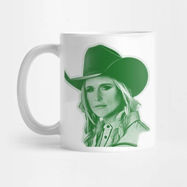 miranda lambert ( 12 ) vintage - green solid style by Loreatees